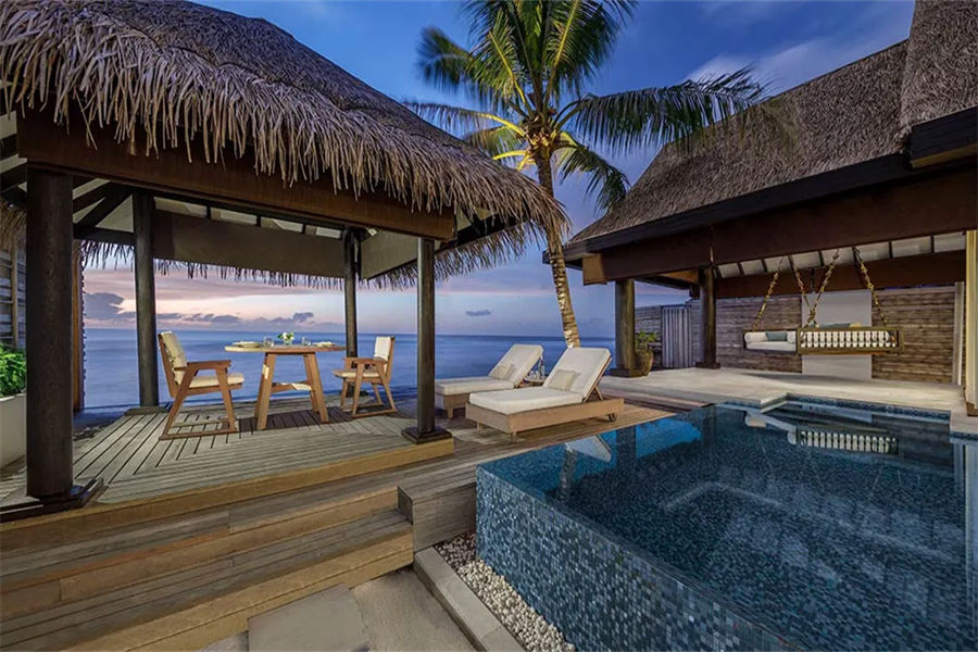 安纳塔纳娜拉杜私人 - 海洋泳池别墅图片1 - Naladhu Private Island Ocean House with Pool and Private Beach Cabana Photo 1