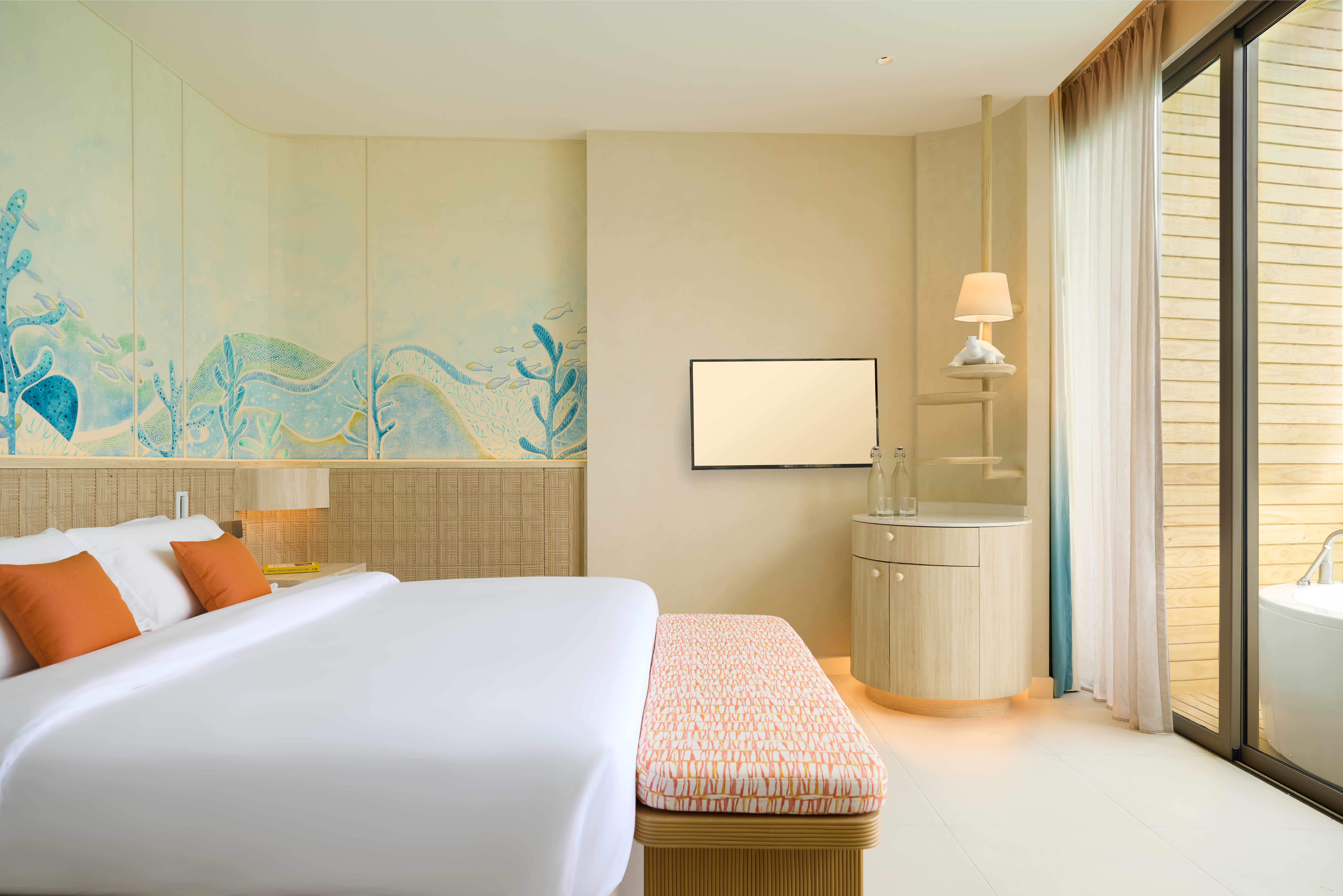 中央盛泰乐幻影 - 幻影水上别墅-带按摩浴缸图片4 - Centara Mirage Lagoon Maldives Mirage Overwater Villa with Jacuzzi Photo 4