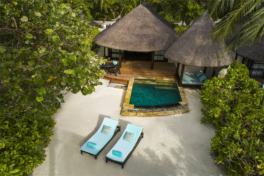 四季库达呼拉 - 沙滩泳池小屋(日落) 图片2 - Four Seasons Resort Maldives at Kuda Hura Sunset Beach Bungalow With Pool Photo 2