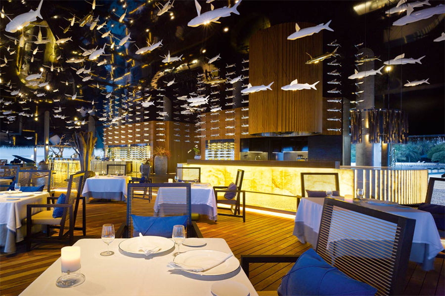 维拉私人岛 - 欧式餐厅&酒廊图片2 - Velaa Private Island Maldives Aragu & Cru Lounge Photo 2