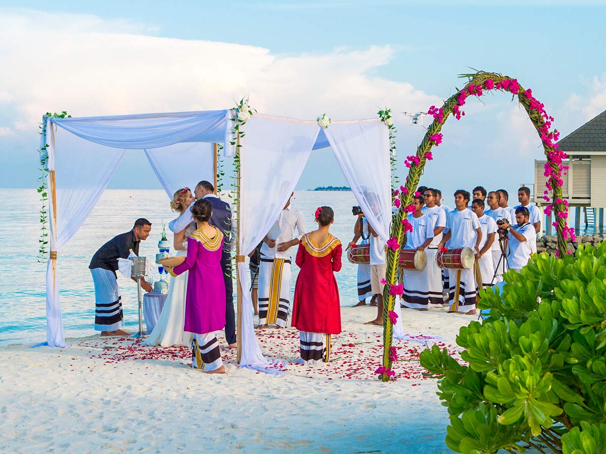 夏日岛 - 结婚典礼图片2 - Summer Island Maldives Renewal of Vows Photo 2