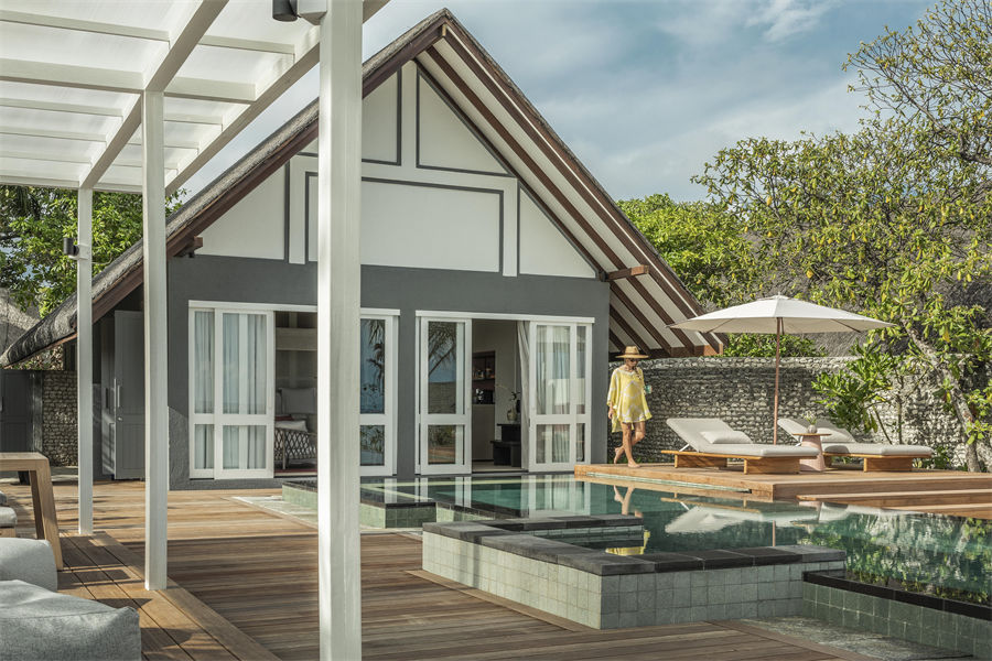 四季兰达吉拉瓦鲁 - 尊贵海滨泳池平房 图片1 - Four Seasons Landaa Giraavaru Premier Oceanfront Bungalow With Pool Photo 1