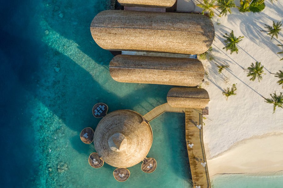 奥瑞格马富士瓦鲁 - 招牌水上餐厅图片3 - Outrigger Maldives Maafushivaru Resort Moodhu Grill Photo 3