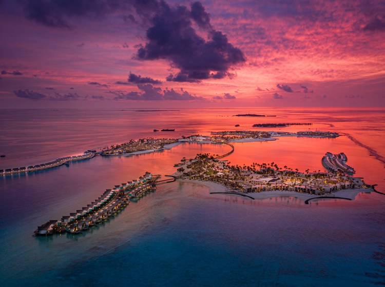 硬石马尔代夫度假村全景 - Hard Rock Hotel Maldives Maldives Resort