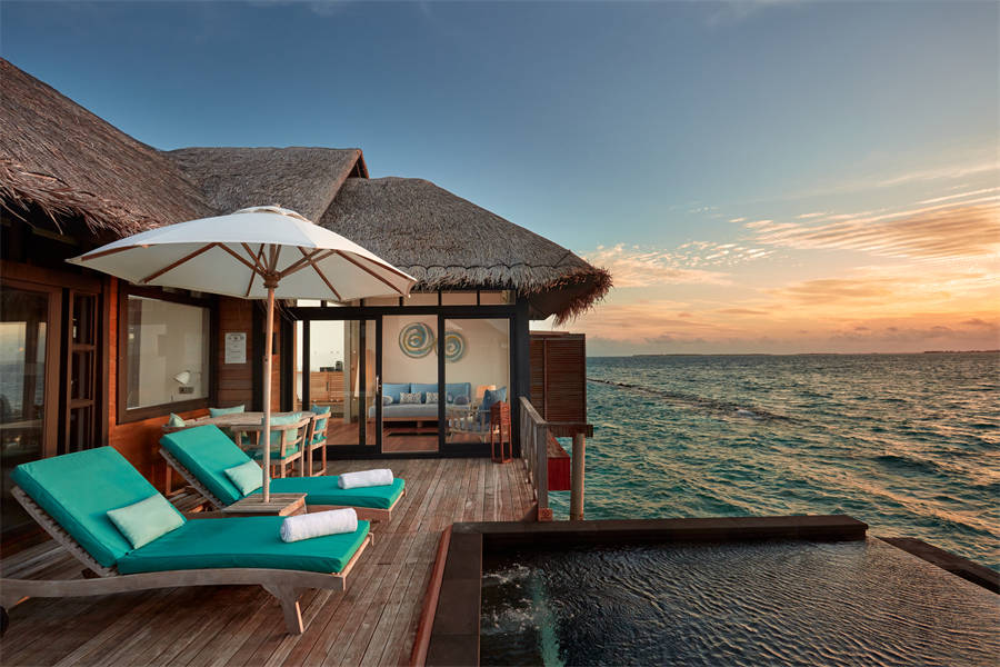 JA玛娜法鲁岛 - 日落水上泳池别墅 图片1 - JA Manafaru Sunset Water Villa With Infinity Pool Photo 1