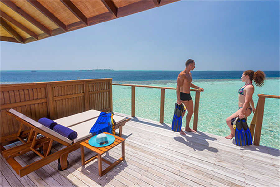维拉蔓豪 - 带按摩浴缸水上别墅 图片1 - Vilamendhoo Island Resort  Jacuzzi Water Villa Photo 1