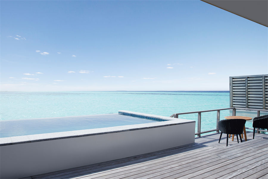 艾美 - 日落水上泳池别墅 图片2 - Le Meridien Maldives Resort & Spa Sunset Overwater Villa with Pool Photo 2