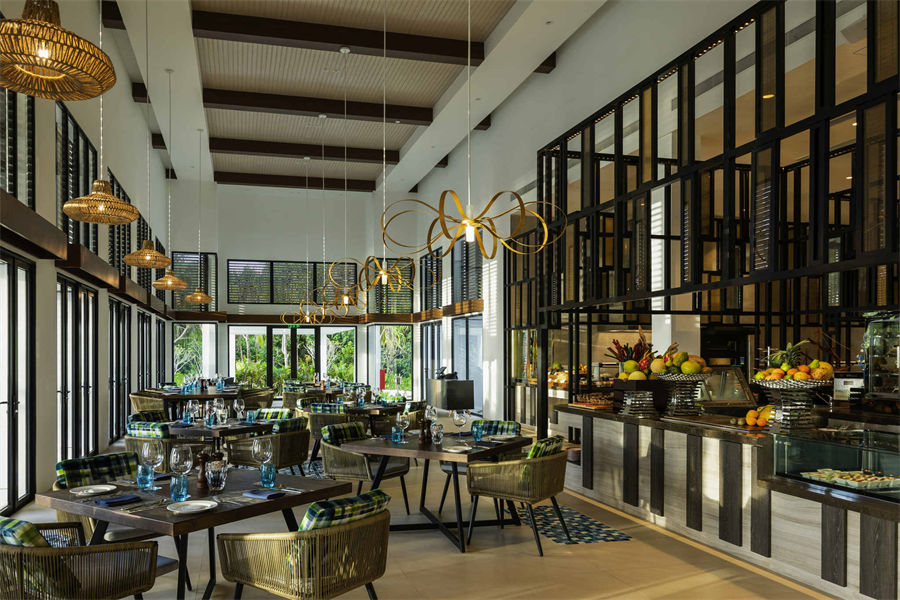 铂尔曼  - 全日制主餐厅图片1 - Pullman Maldives Maamutaa Resort Mélange Photo 1