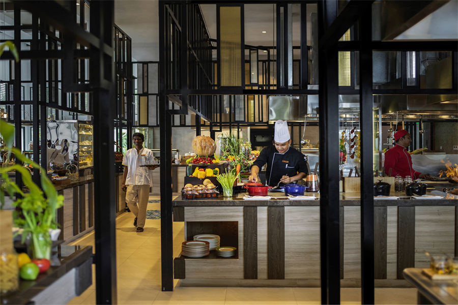 铂尔曼  - 全日制主餐厅图片4 - Pullman Maldives Maamutaa Resort Mélange Photo 4