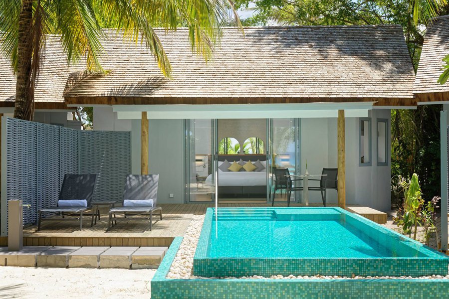 奥瑞格马富士瓦鲁 - 沙滩泳池别墅图片1 - Outrigger Maldives Maafushivaru Resort Beach Villa with Private Pool Photo 1