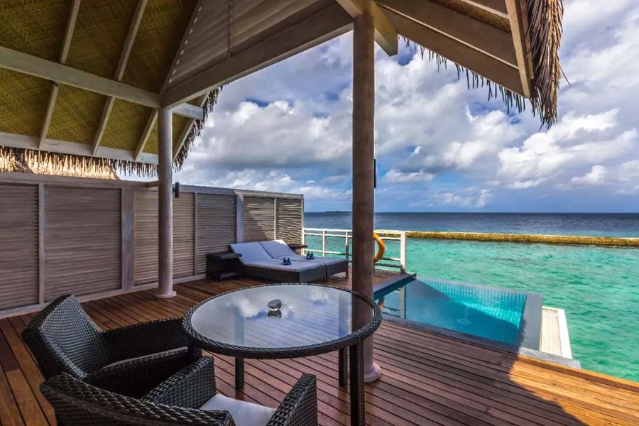 库达拉 - 水上泳池别墅图片1 - NH Maldives Kuda Rah Resort Water Villa with private pool Photo 1