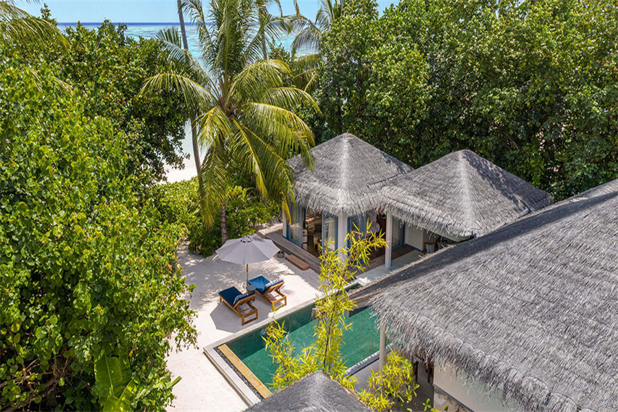 莱佛士 - 沙滩泳池住宅(双卧)图片1 - Raffles Maldives Meradhoo Beach Residence With Pool Photo 1