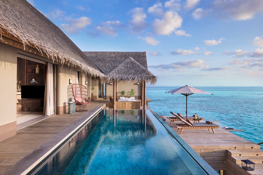 娇丽 - 双泳池三卧水上家庭别墅图片4 - Joali Maldives Three Bedroom Ocean Residence with Two Pools Photo 4