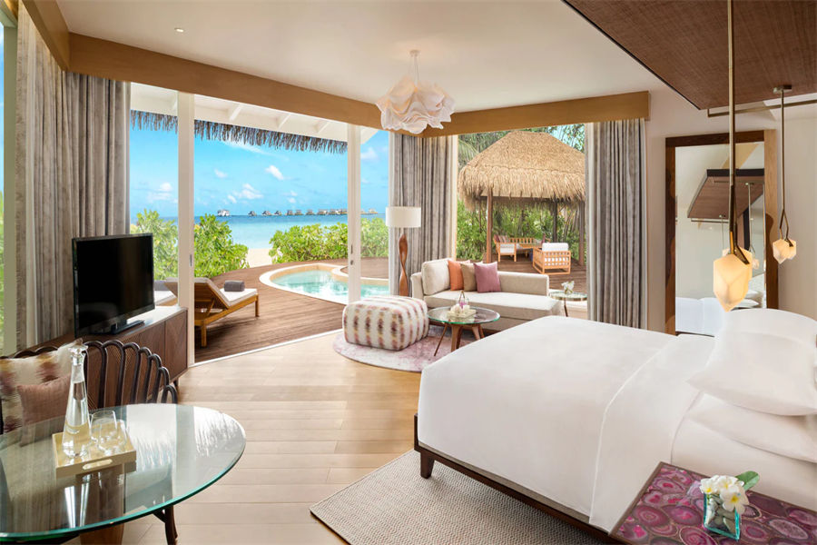 JW万豪 - 复式沙滩泳池双卧别墅图片1 -  JW Marriott Maldives Resort & Spa Duplex Beach Pool 2 Bedroom Villa Photo 1