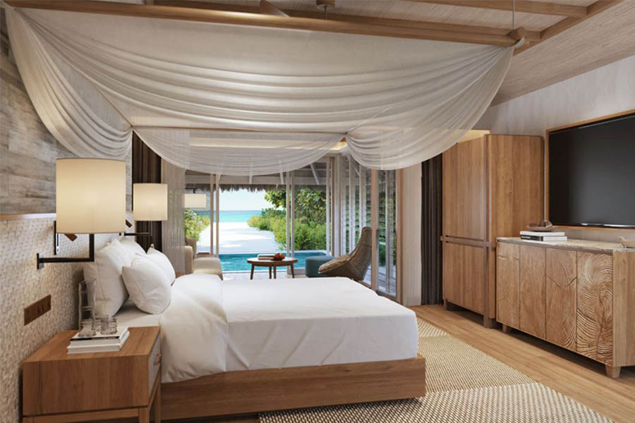 六善肯尼呼拉 - 豪华沙滩泳池别墅 图片1 - Six Senses Kanuhura Deluxe Beach Villa With Pool Photo 1