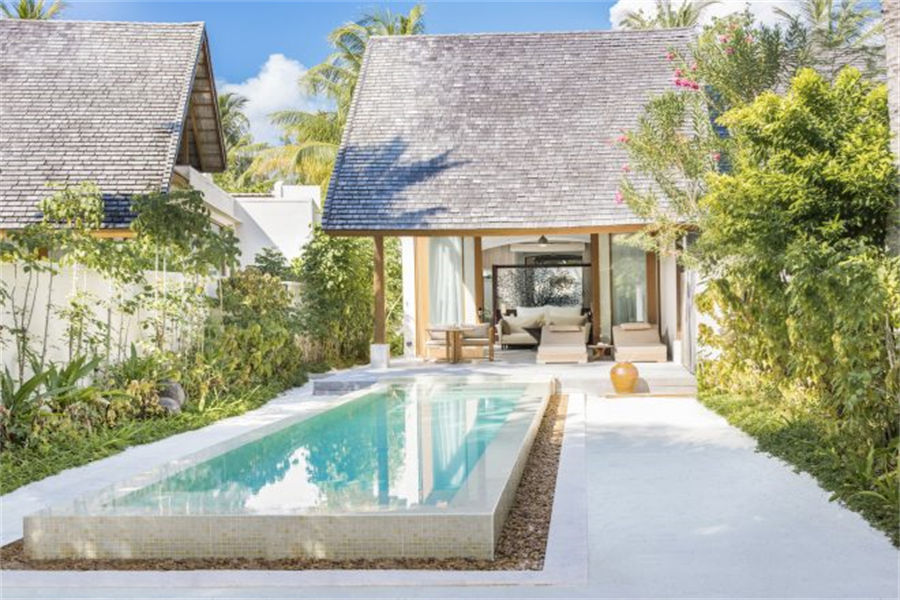 港丽 - 三卧沙滩泳池套房 图片4 - Conrad Maldives Rangali lsland Three Bedroom Beach Suite With Pool Photo 4