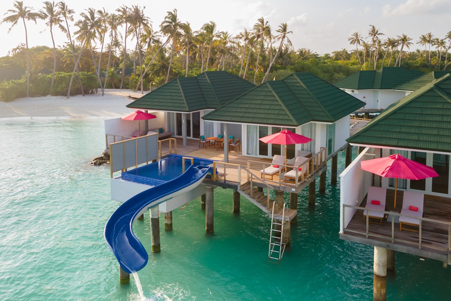 禧亚世嘉 - 双卧泄湖滑梯泳池别墅图片1 - Siyam World Maldives Two Bedroom Lagoon Villa with Pool + Slide Photo 1