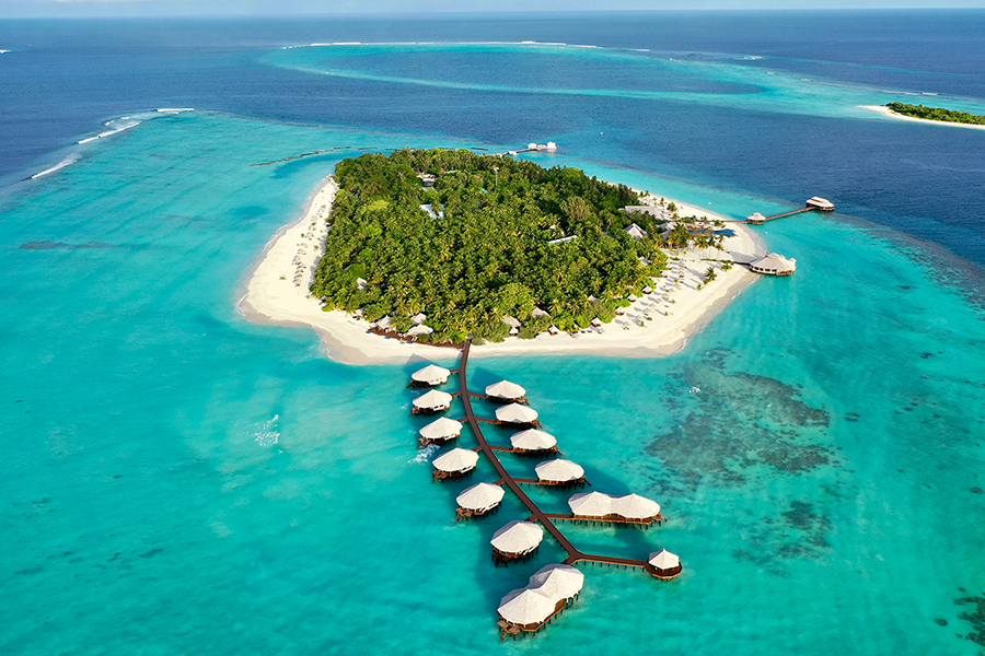吉哈岛马尔代夫度假村全景 - Kihaa Maldives Maldives Resort