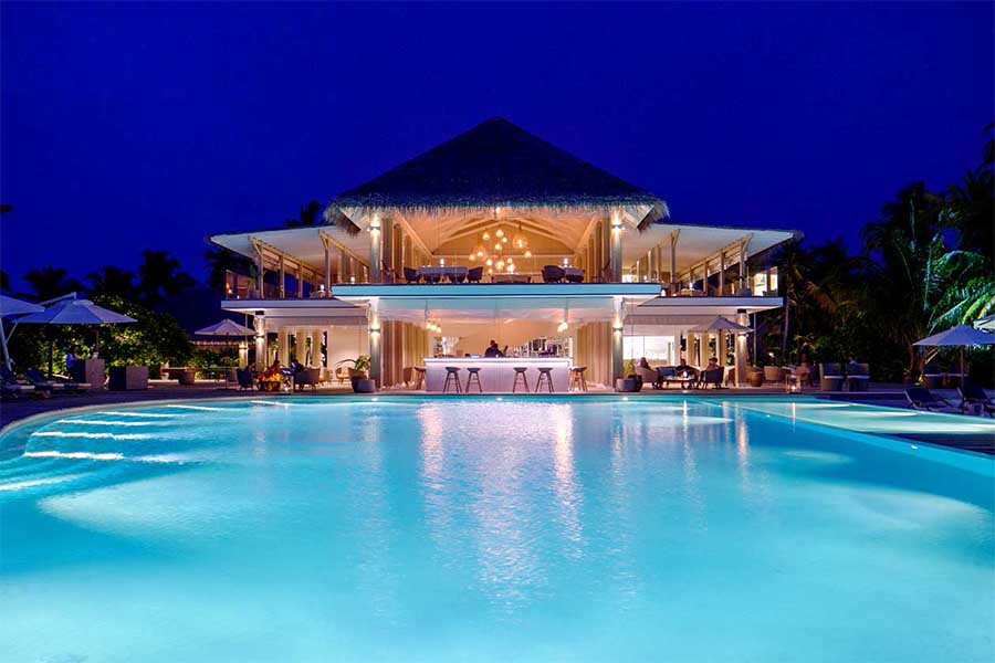 巴廖尼 - 泳池酒吧图片1 - Baglioni Resort Maldives Pool Bar Photo 1