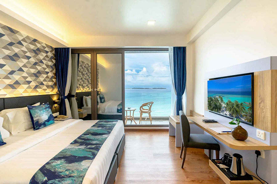 竞技场海滩酒店 - 海景尊贵双人间 - 带阳台图片4 - ARENA HOTELS Premium Double Room With Balcony & Sea View Photo 4