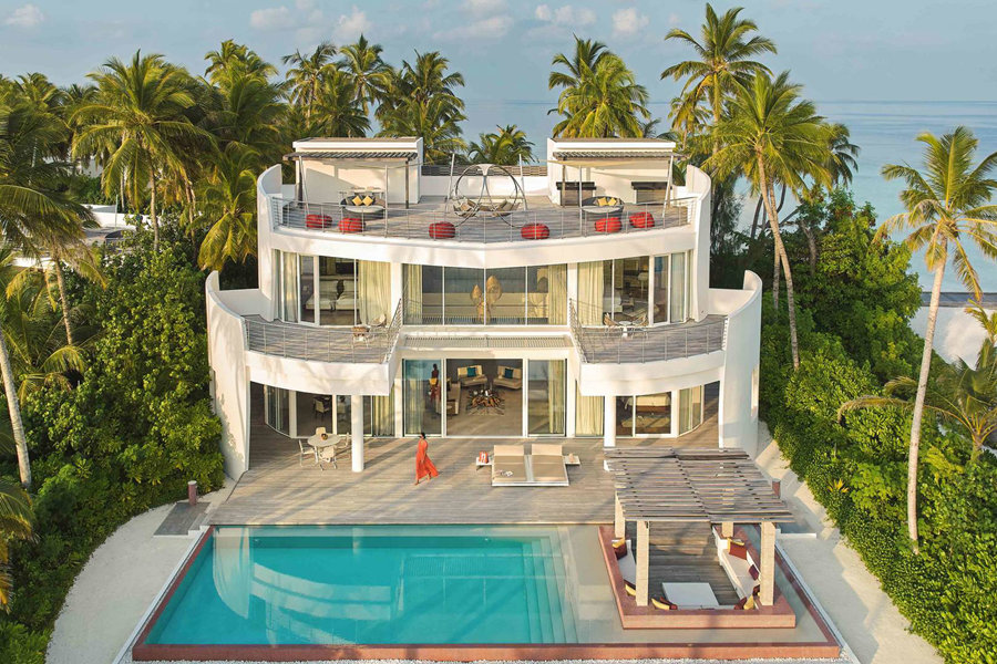 卓美亚 - 三卧沙滩泳池别墅图片1 - Jumeirah Maldives Ohahali Island Three Bedroom Beach Retreat with Pool Photo 1