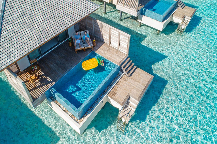 瑞喜敦D - 水上泳池别墅图片1 -  The Residence Maldives at Dhigurah Sunrise/Sunset Water Pool Villa Photo 1