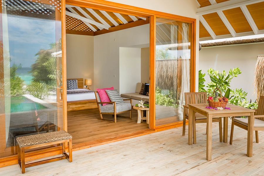库达富士 - 海滩泳池别墅图片1 - Kudafushi Resort & Spa Beach Villa With Pool Photo 1