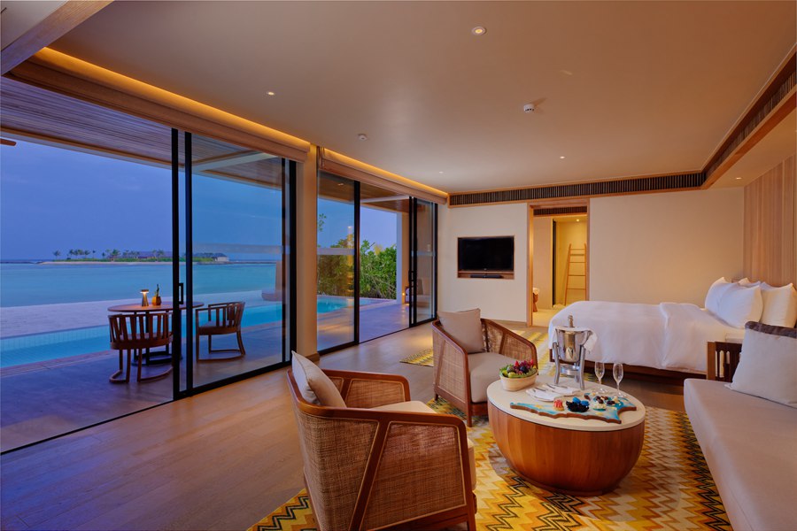 库达薇陵姬丽 - 三卧沙滩泳池住宅图片2 - Kuda Villingili  Time and Space Redefined Three-Bedroom Beach Residence with Private Pool Photo 2
