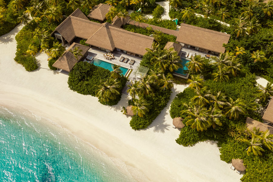 华尔道夫 - 高级三卧沙滩泳池别墅图片2 - Waldorf Astoria Maldives Ithaafushi  Three Bedroom Grand Beach Villa with Pool Photo 2