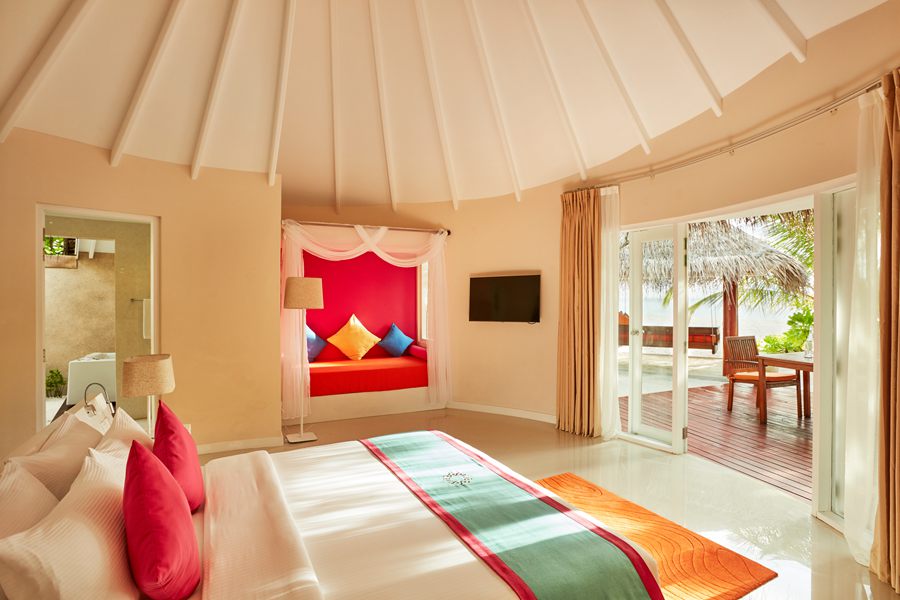 美露丽芙 - 按摩浴缸豪华沙滩别墅图片1 - Sun Siyam Vilu Reef Jacuzzi Deluxe Beach Villa Photo 1