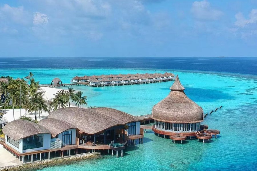 奥瑞格马富士瓦鲁 - 招牌水上餐厅图片4 - Outrigger Maldives Maafushivaru Resort Moodhu Grill Photo 4