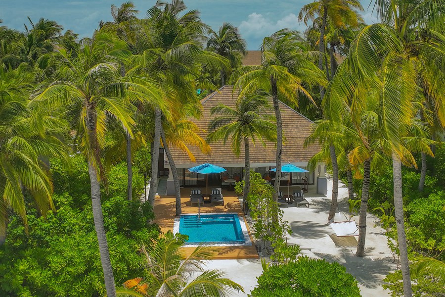 塞伊（希尔顿格芮） - 豪华泳池海滩别墅图片1 - SAii Lagoon Maldives, Curio Collection by Hilton Grand Beach Villa with Pool Photo 1