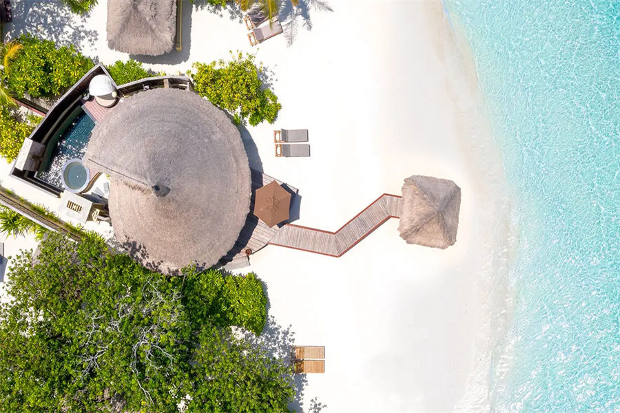 瓦宾法鲁 - 海滨泳池别墅图片1 - Banyan Tree Vabbinfaru Beachfront Pool Villa Photo 1