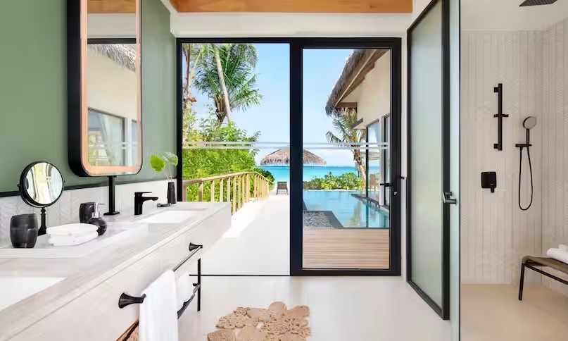 希尔顿阿明吉利 - 单卧沙滩泳池别墅图片4 - Hilton Maldives Amingiri Resort & SPA 1 Bedroom Beach Pool Villa Photo 4