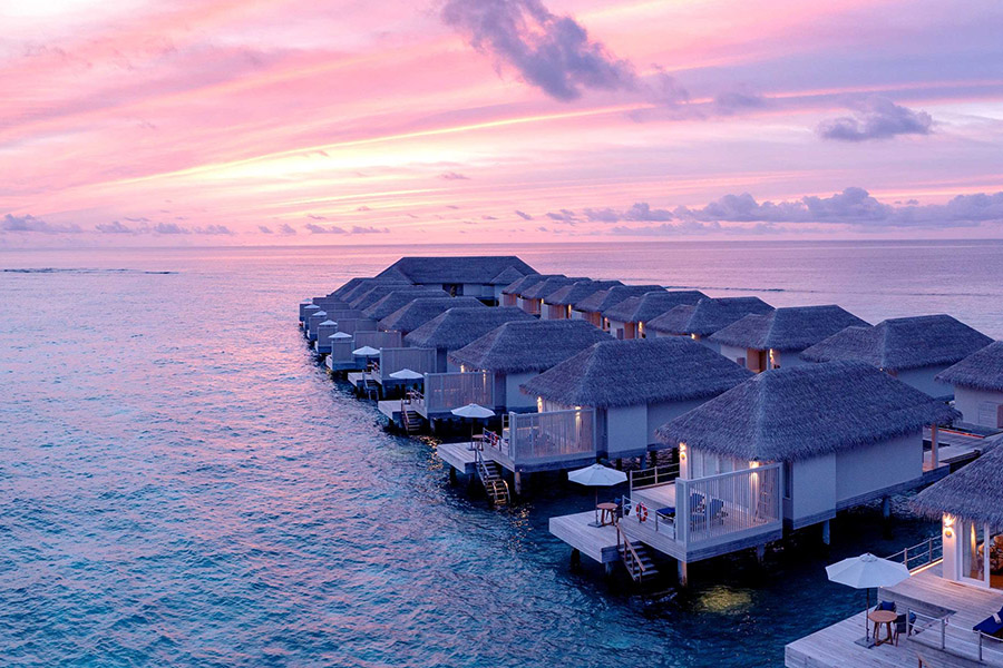 巴廖尼 - 日落水上别墅图片1 - Baglioni Resort Maldives Sunset Water Villa Photo 1