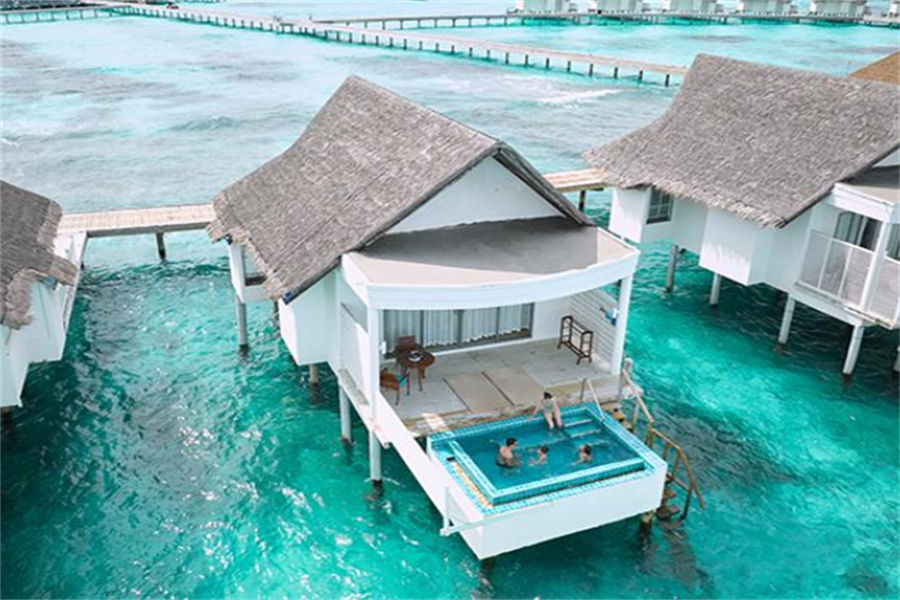 中央格兰德 - 日落海洋泳池别墅 图片1 - Machchafushi Resort&Spa Maldives Club Sunset Overwater Pool Villa Photo 1