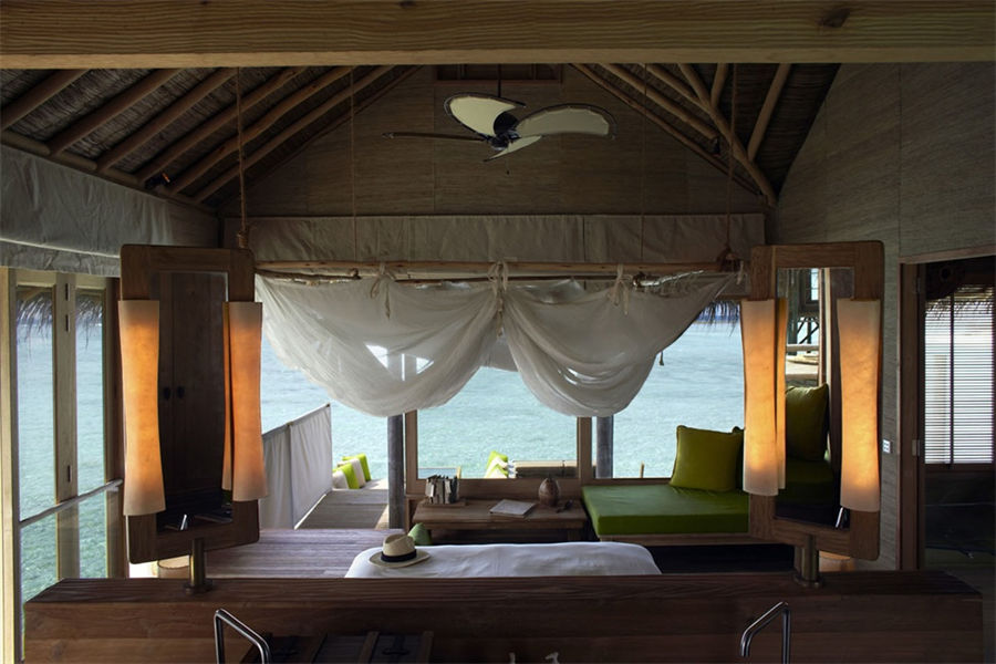 六善拉姆 - 海洋水上泳池别墅图片3 - Six Senses Latitude Laamu Ocean Water Villa with Pool Photo 3
