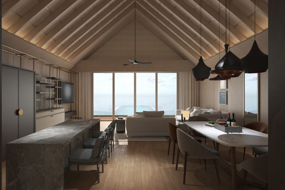 JW 万豪卡夫 - 三卧水上海洋公寓图片4 - JW Marriott Maldives Kaafu Atoll Island Resort Overwater Ocean Residence Photo 4