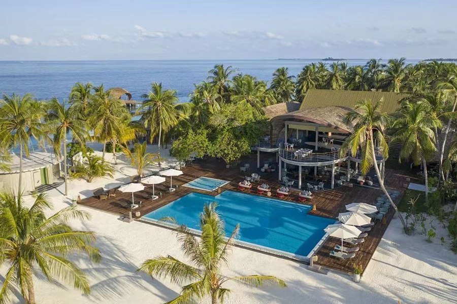 奥瑞格马富士瓦鲁 - 西餐厅图片1 - Outrigger Maldives Maafushivaru Resort Art-I-San Photo 1