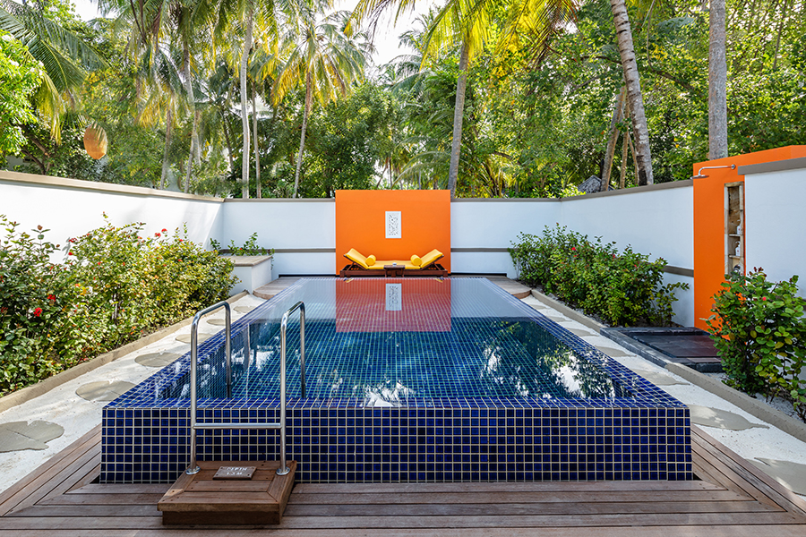 薇拉瓦鲁 - 豪华海滨泳池别墅 图片2 - Angsana Velavaru Maldives Deluxe Beachfront Pool Villa Photo 2
