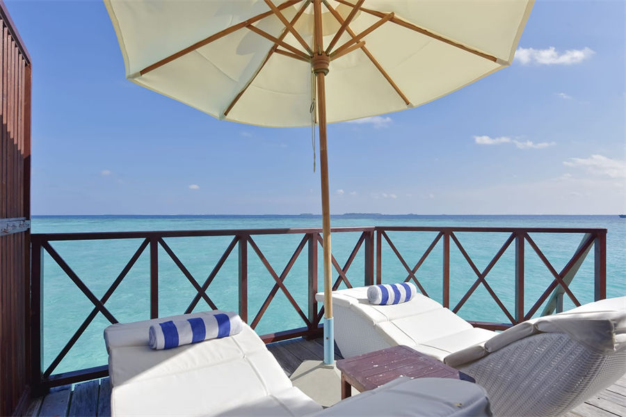 蓝色美人蕉 - 水上小屋图片4 - Thulhagiri Island Resort  Water Bungalow Photo 4