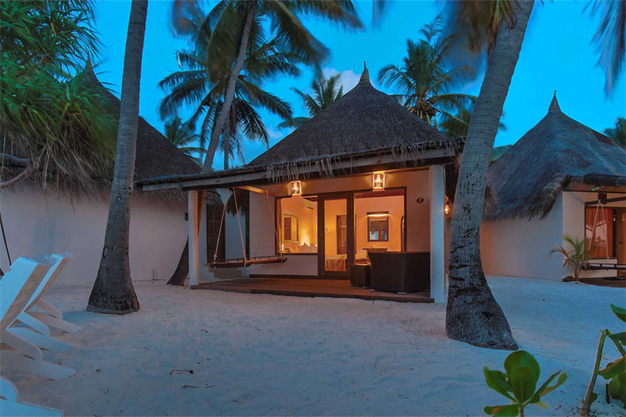 安嘎嘎岛 - 高级沙滩平房图片1 - Angaga Island Resort Superior Beach Bungalow Photo 1