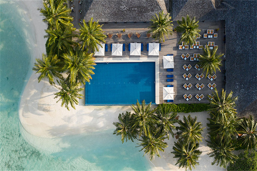 维拉蔓豪 - 日落酒吧图片1 - Vilamendhoo Island Resort  Sunset Bar Photo 1