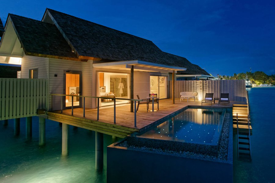 奥瑞格马富士瓦鲁 - 水上泳池别墅图片2 - Outrigger Maldives Maafushivaru Resort Over Water Villa with Private Pool Photo 2