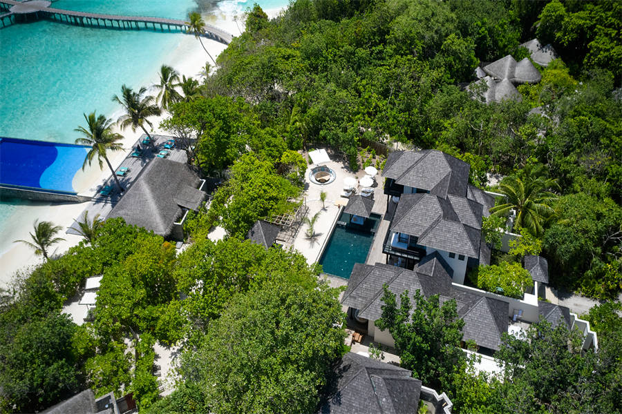 JA玛娜法鲁岛 - 三卧室沙滩泳池住宅 图片2 - JA Manafaru Three Bedroom lsland Residence With Family Pool And Private Pool Photo 2