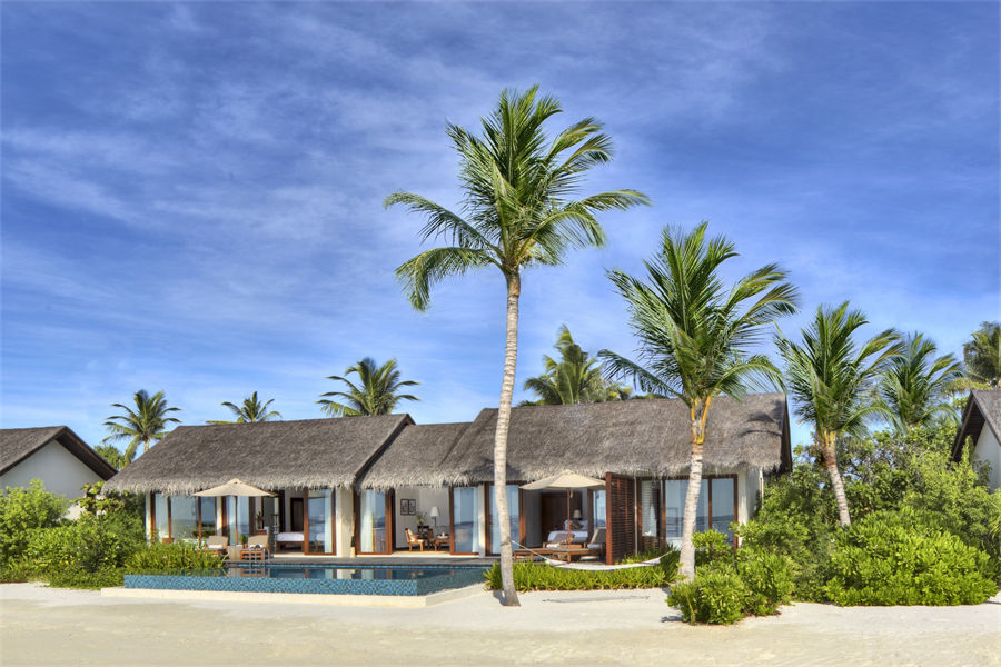 瑞喜敦F - 双卧沙滩泳池别墅图片1 - The Residence Maldives Falhumaafushi Two Bedroom Beach Pool Villa Photo 1