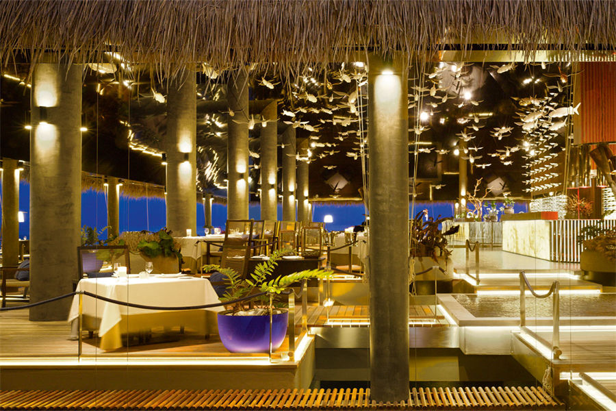 维拉私人岛 - 欧式餐厅&酒廊图片3 - Velaa Private Island Maldives Aragu & Cru Lounge Photo 3