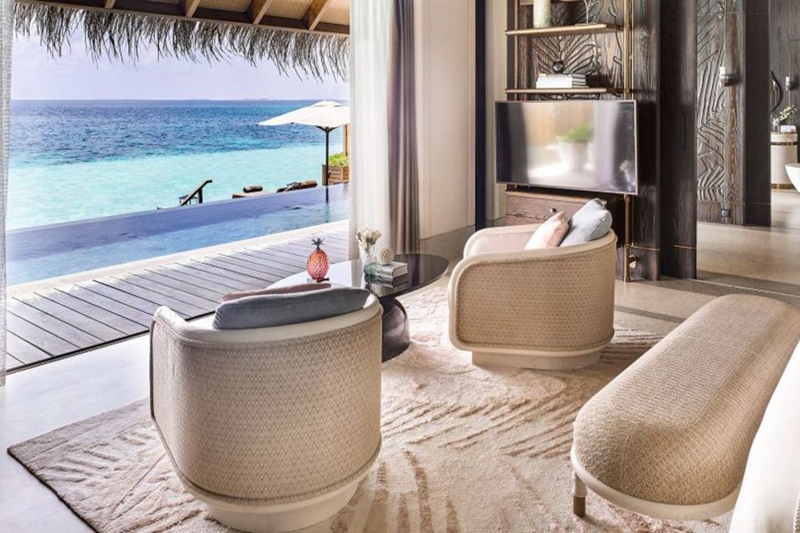 娇丽 - 双卧水上泳池别墅图片1 - Joali Maldives Two Bedroom Water Villa with Pool Photo 1