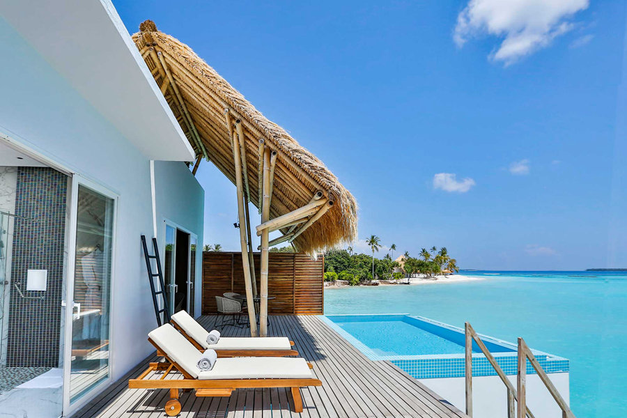 翡翠法斯曼度 - 水上泳池别墅图片2 - Emerald Maldives Resort & Spa  Water Villa with Pool Photo 2