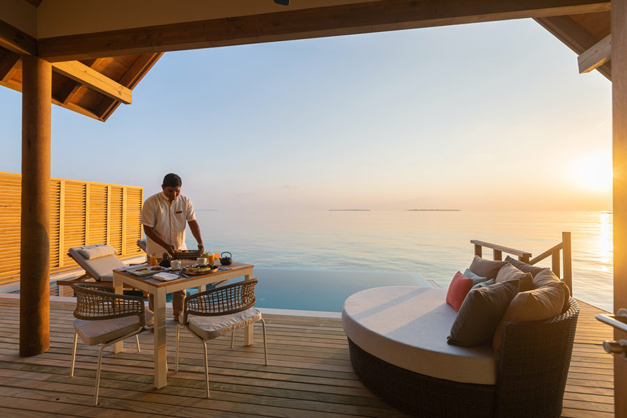 翡翠法鲁富士 - 水上泳池别墅（日落）图片4 - Emerald Faarufushi Resort & Spa Water Villa with Pool (Sunset) Photo 4